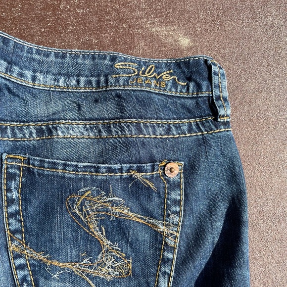 Excellent Cond. Silver Eden Bootcut Jeans 33/33 - Picture 3 of 5